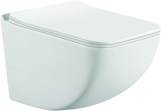 Унитаз CeramaLux K255 подвесной с сиденьем Микролифт